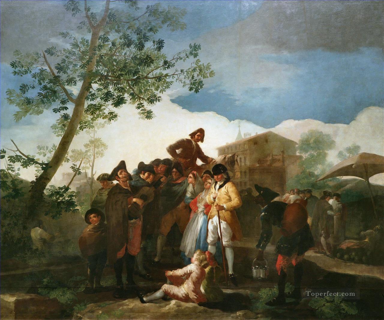 The Blind Guitar Player Francisco de Goya Oil Paintings